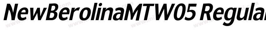 NewBerolinaMTW05 Regular Regular字体转换